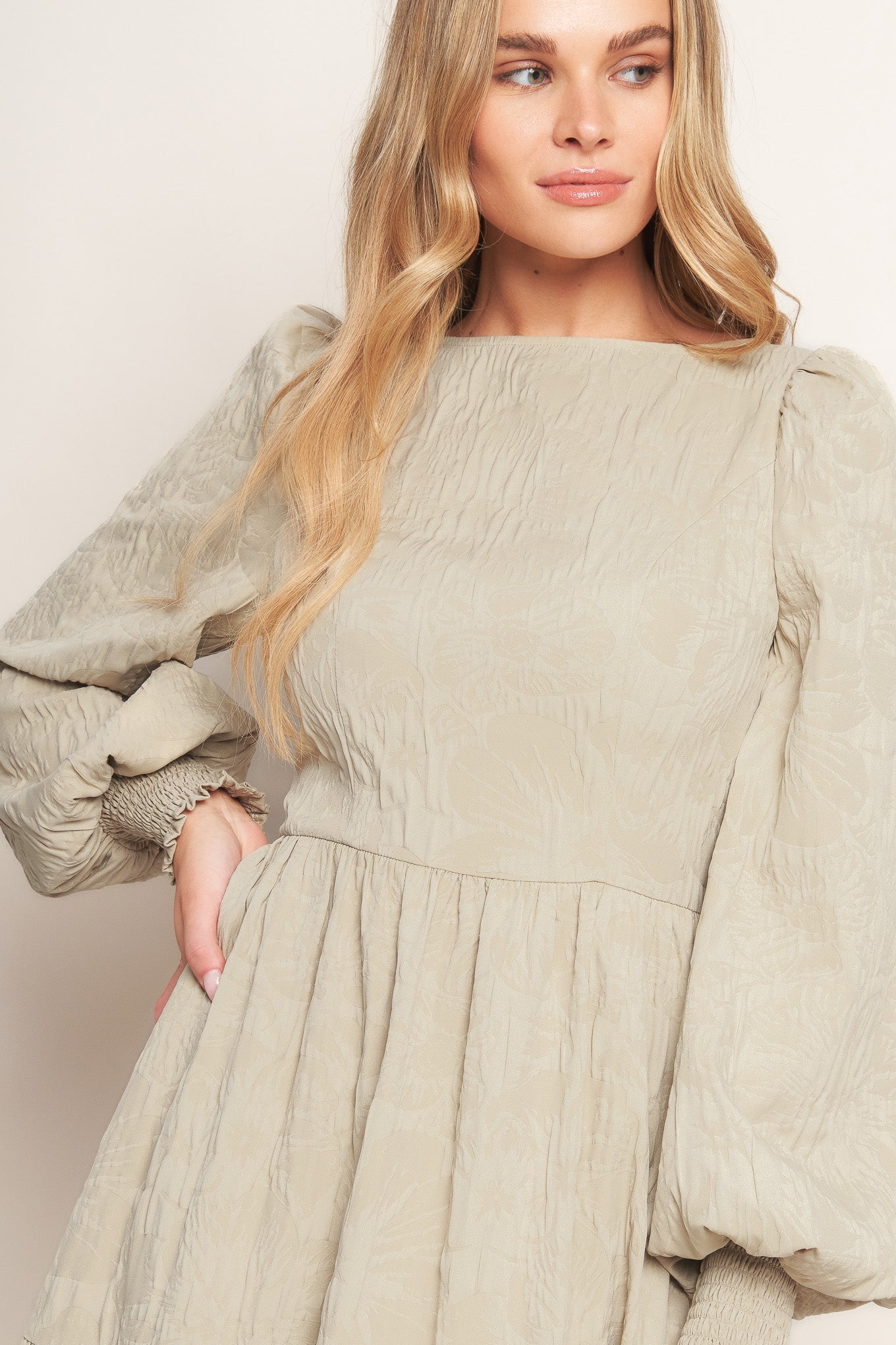 NEBULA NIGHTS WOVEN MIDI DRESS Flying Tomato